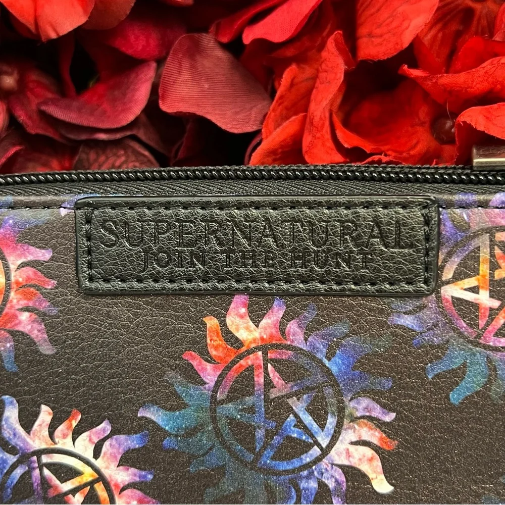 Supernatural Black and Purple Pentagram Clutch Wallet - Picture 13 of 15